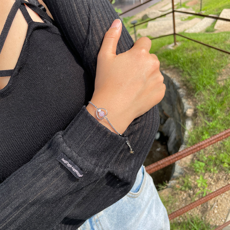 Tattoo Horizon Loop Bracelet In Amethyst [Waterproof]