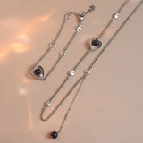 Tattoo Horizon Loop Necklace In Goldstone [Waterproof]