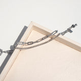 Tattoo Harmony Link Cross Shape Bracelet [Waterproof]