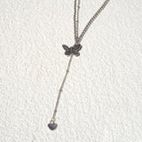 Tattoo Radiant Butterfly Necklace [Waterproof]