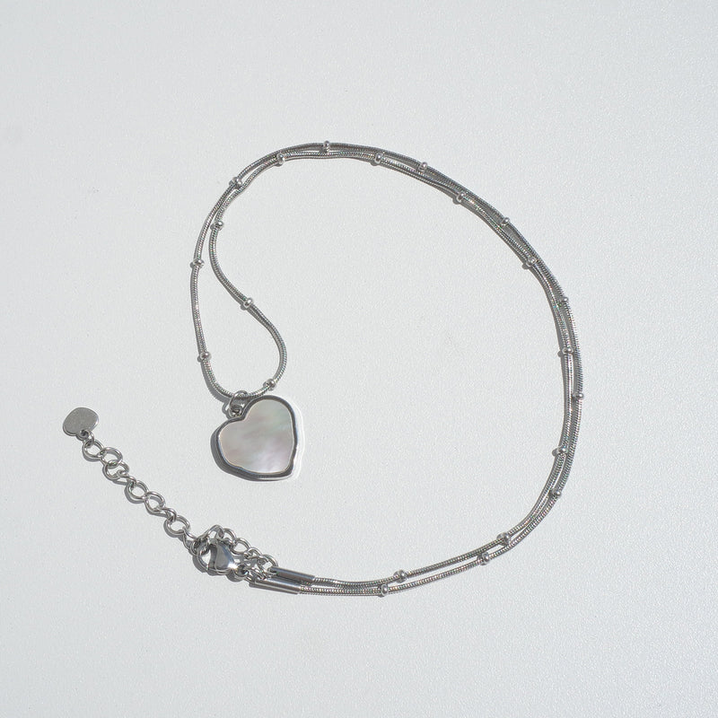 Tattoo Urban Radiance Seashell Heart Necklace [Waterproof]
