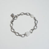 Tattoo Daydream Link Bracelet In White Jade [Waterproof]