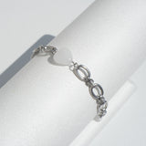 Tattoo Daydream Link Bracelet In White Jade [Waterproof]