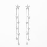 Falling Starlight Earrings  [Two-two]