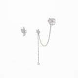 Dream Of Butterfly Earrings/Ear Cuff [Two-two]