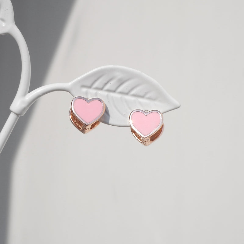 Lovesick Heart Clip Earrings [Two-two]