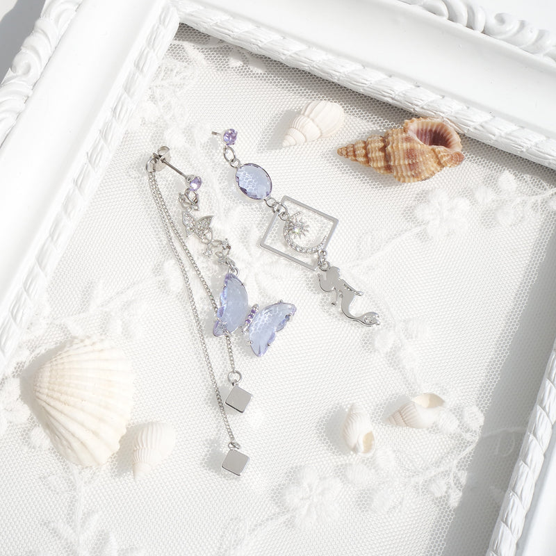 Summer Of Love Earrings In Violet