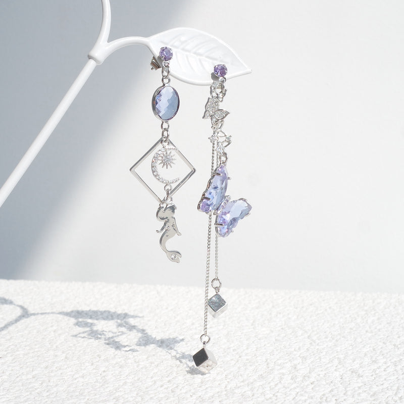 Summer Of Love Earrings In Violet