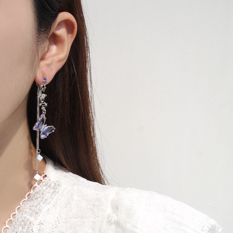 Summer Of Love Earrings In Violet