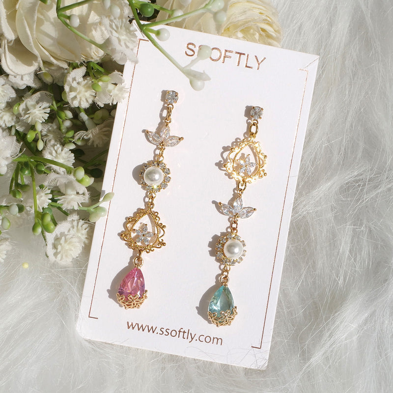 The Epilogue Of Spring Earrings [Flower Shower]