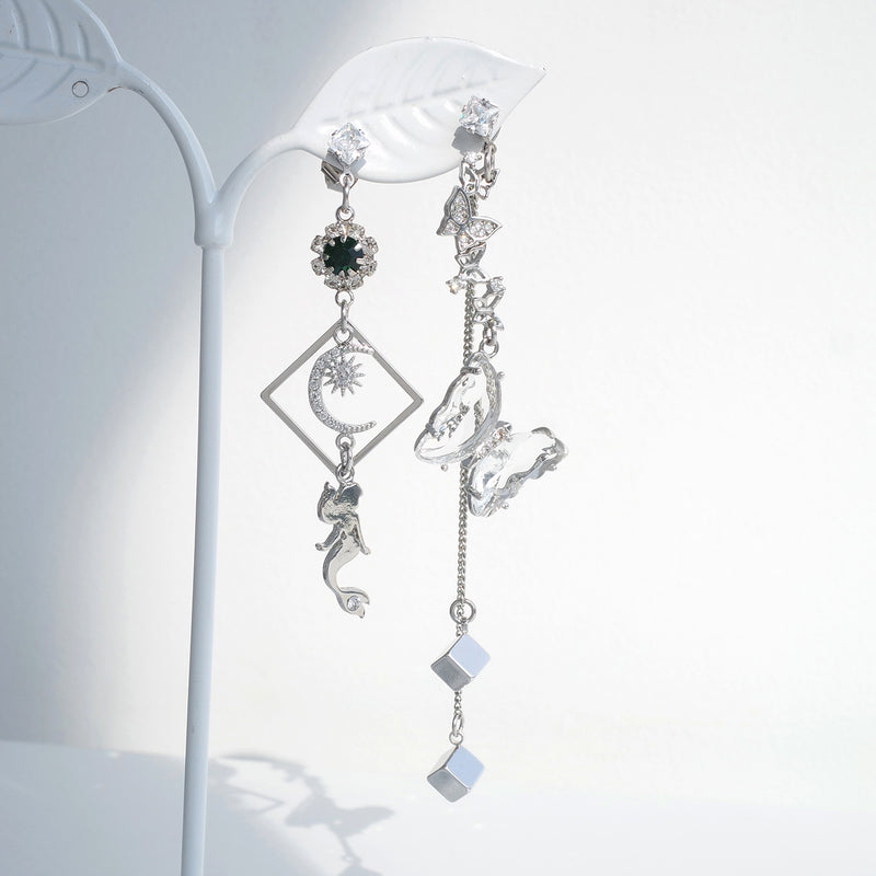 Summer Of Love Earrings In Cristal[The Mermaid]