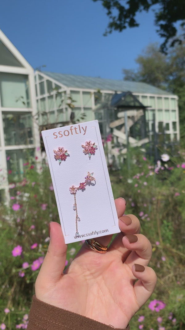 Love Blossom Ear Cuff [Two-two]
