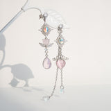 Pink Ocean Earrings [The Mermaid]