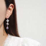 Pink Ocean Earrings [The Mermaid]