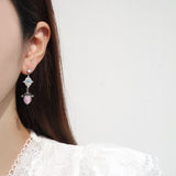 Pink Ocean Earrings [The Mermaid]