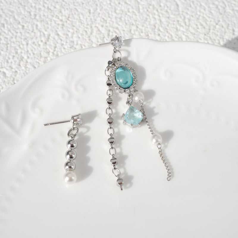 Blue Sea Earrings [The Mermaid]