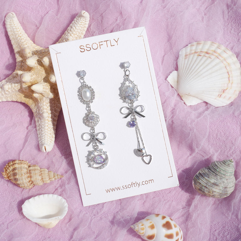 The Sea In Another Star Earrings  [The Mermaid]