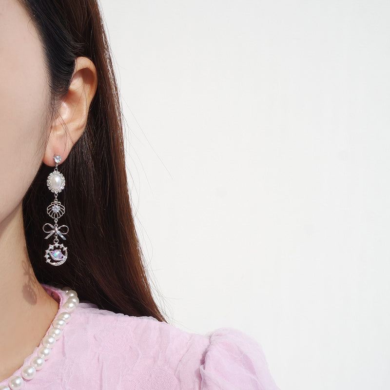 The Sea In Another Star Earrings  [The Mermaid]