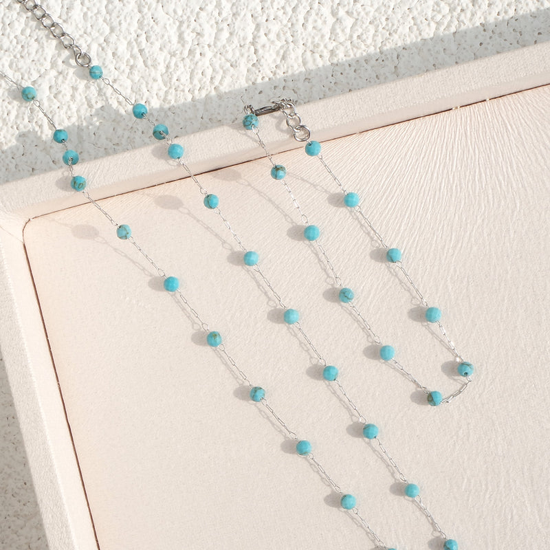 Tattoo Turquoise Chain Necklace