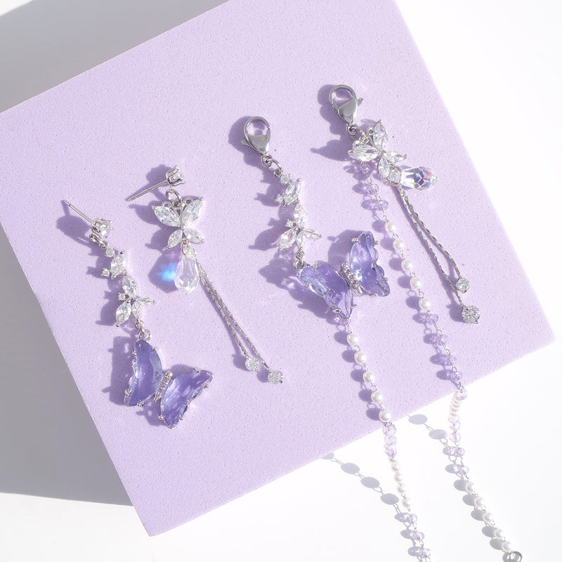 Butterfly In Violeta Earrings