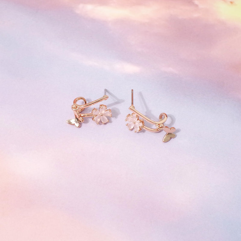 Cherry Blossom And You Earrings [Two-two]