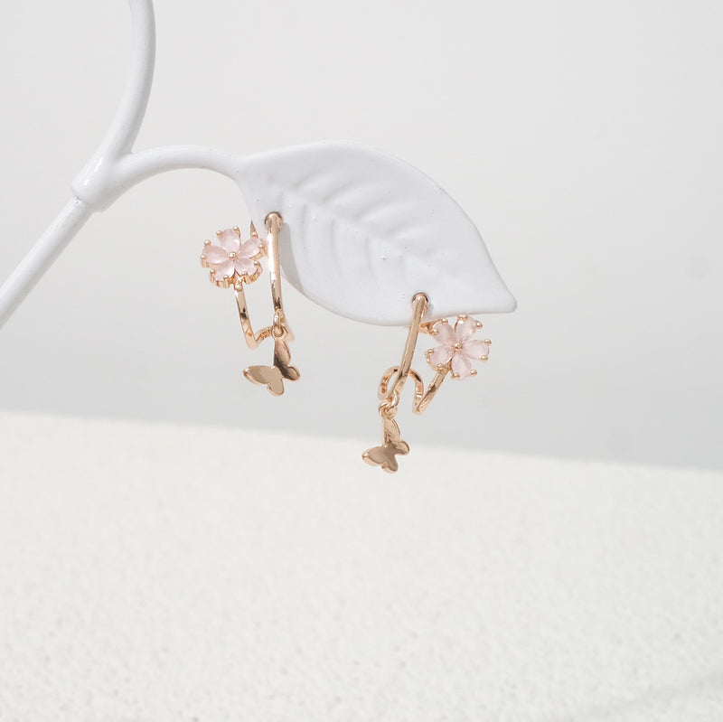 Cherry Blossom And You Earrings [Two-two]