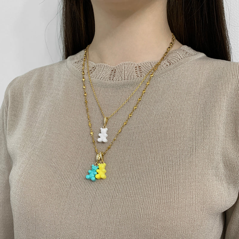 Heart Chain Necklace In Gold