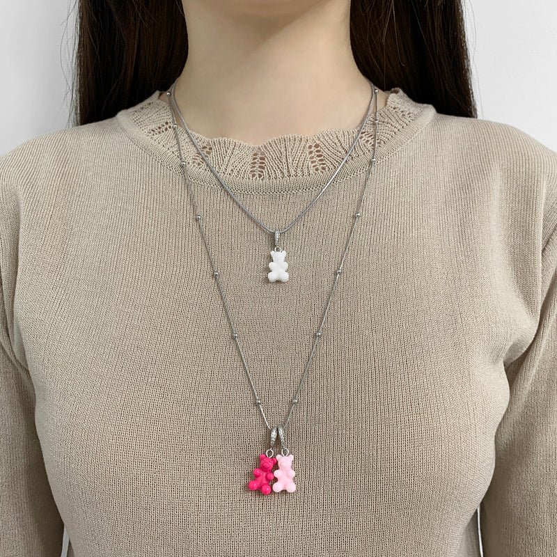 Silver Ball Chain Necklace