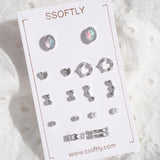 The Pandora Variety Earrings Set [Opal]