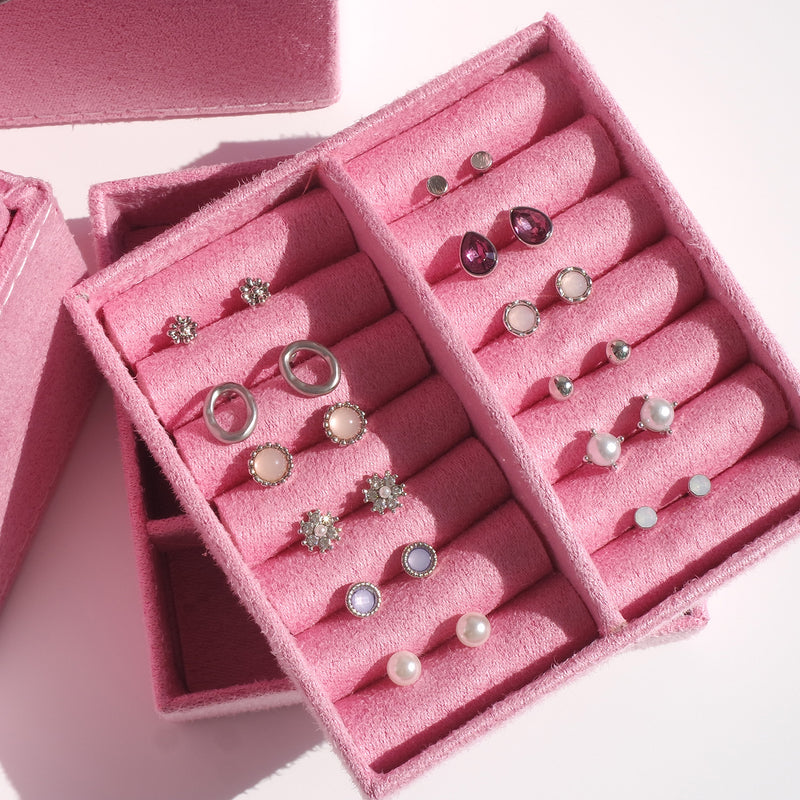 The Pandora Variety Earrings Set [Opal]
