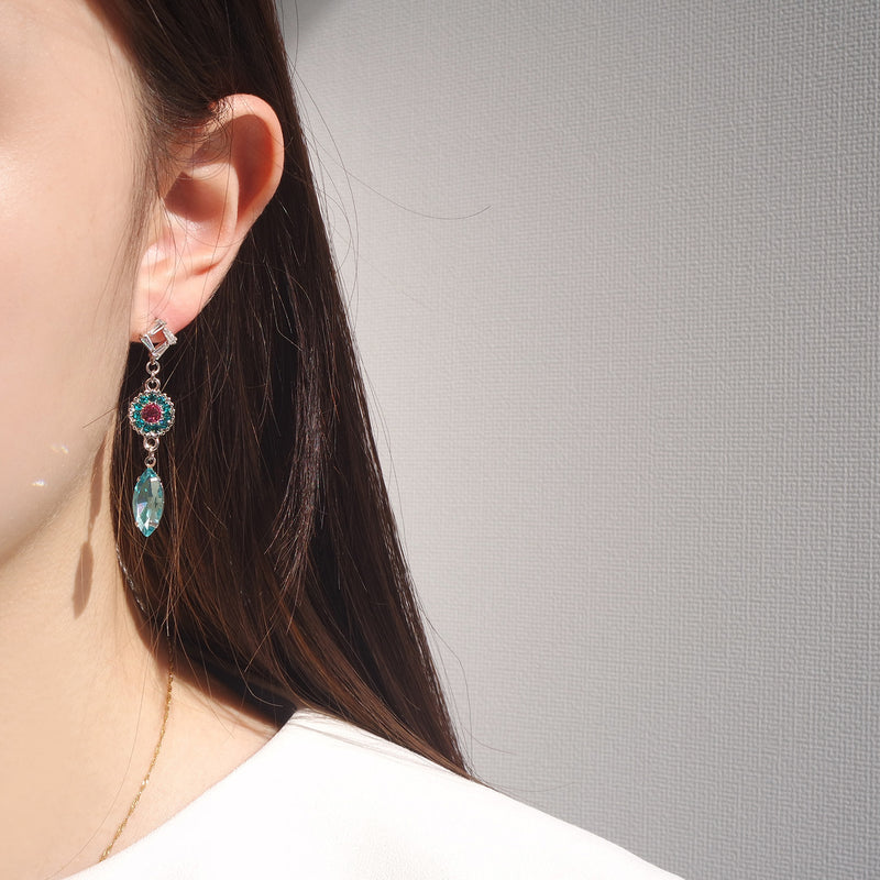 Blue Sapphire Cocktail Earrings [Cocktail Collection]