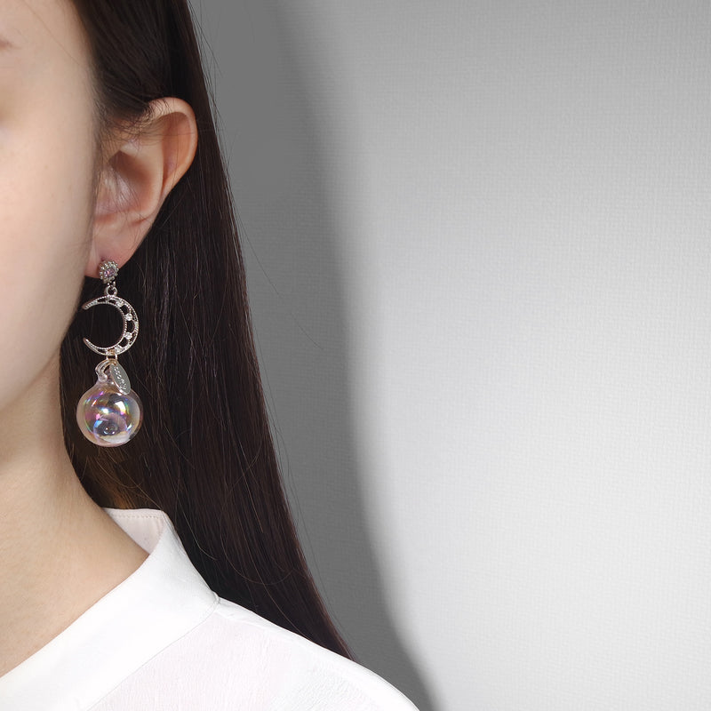 Pousse Cafe Earrings In Blossom pink [Cocktail Collection]