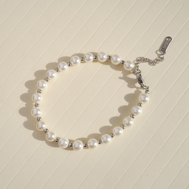 Tattoo Pearl & Ball Bracelet