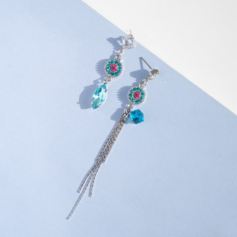 Blue Sapphire Cocktail Earrings [Cocktail Collection]