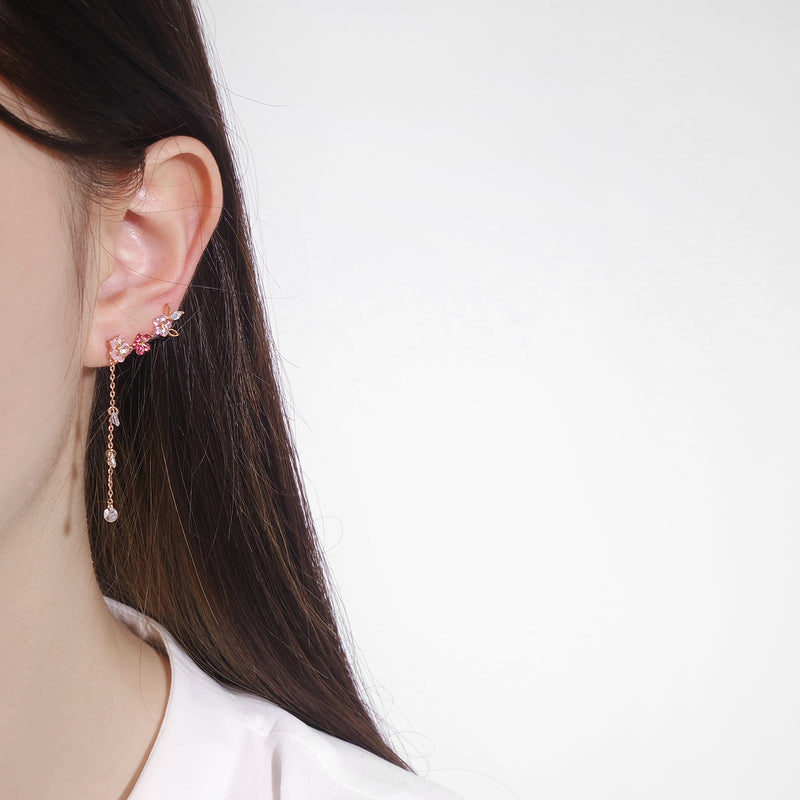 Love Blossom Ear Cuff [Two-two]