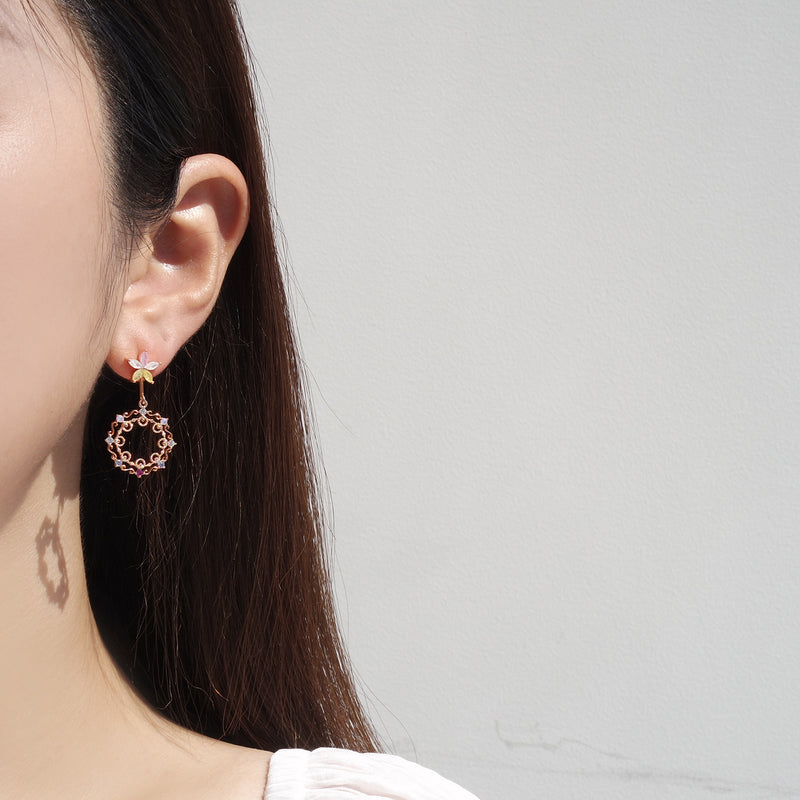 The hill of Flowers Earrings [Two-two]