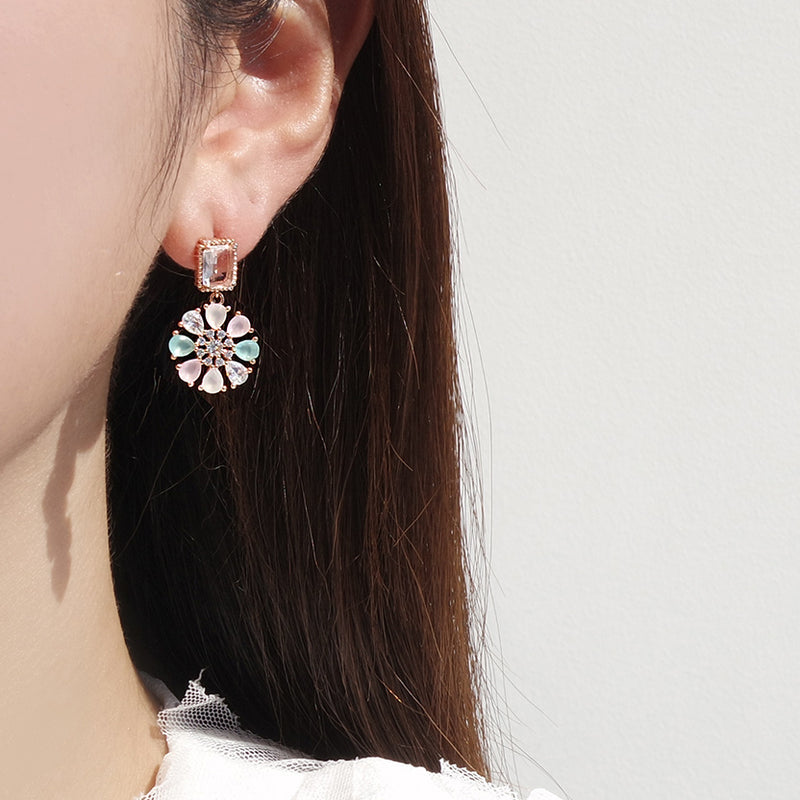 Chrysanthemum Flower Earrings [Two-two]