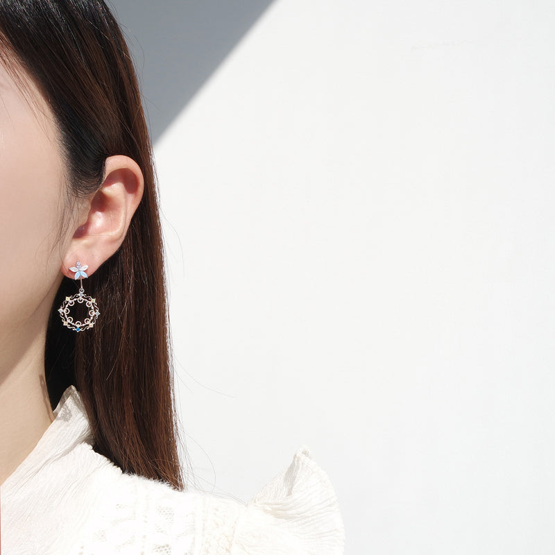 The hill of Flowers Earrings [Two-two]