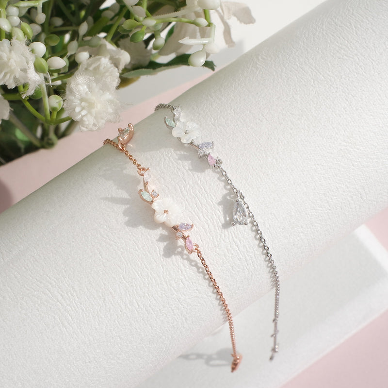 Anna Sea Shell Floria Set In Rose Gold up to10%