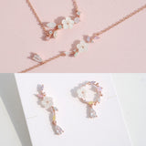 Anna Sea Shell Floria Set In Rose Gold up to10%