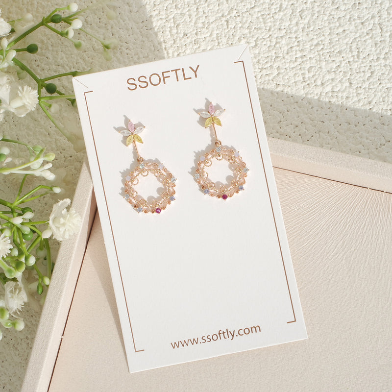 The hill of Flowers Earrings [Two-two]