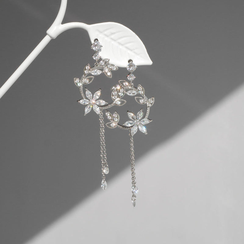 The Moon Rising During The Day Earrings [Two-two]