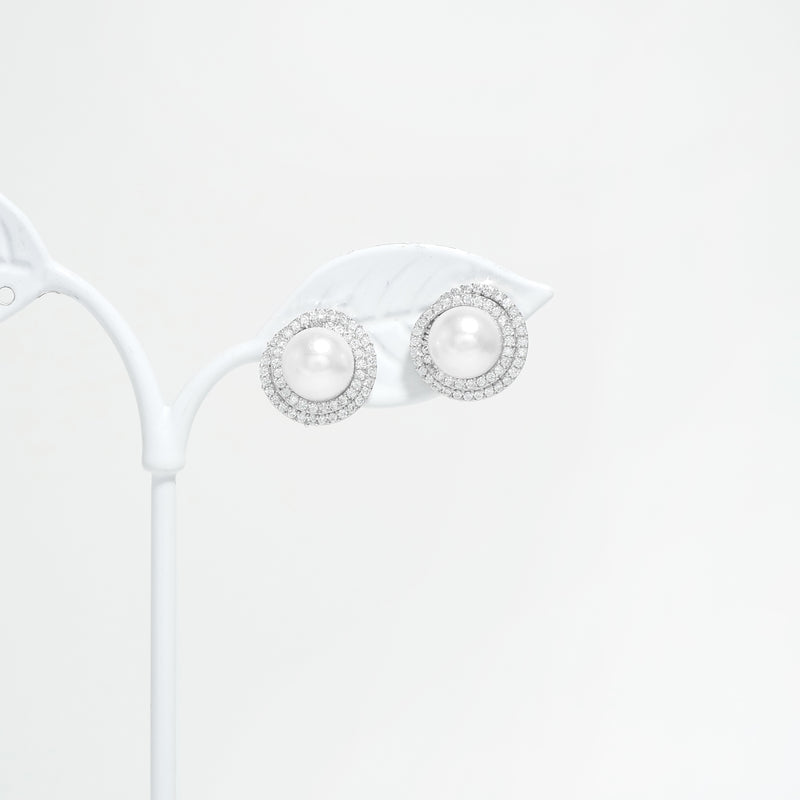 Jenna Classy Pearl Earrings  [Hotel De Luna]