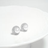Jenna Classy Pearl Earrings  [Hotel De Luna]