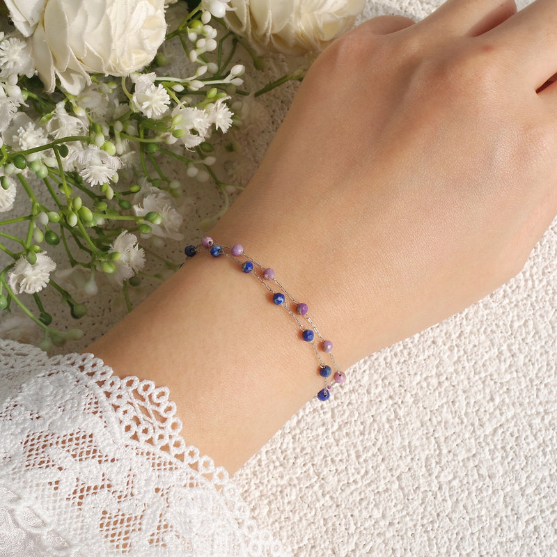 Tattoo Lapis Lazuli Chain Bracelet