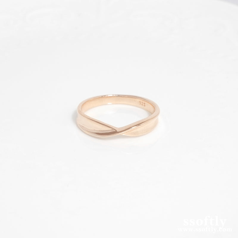 4PM Twist Band Ring [925 Silver]